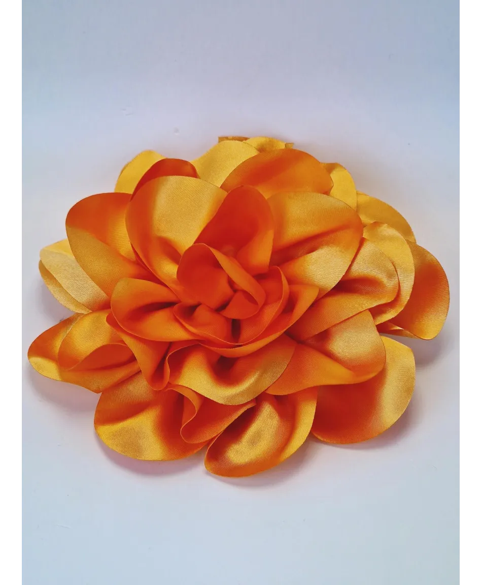 Broszka bardzo duży kwiat w kolorach