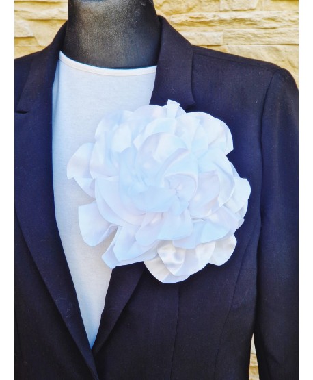 Broszka bardzo duży kwiat w kolorach