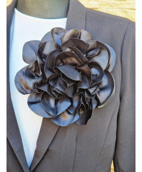 Broszka bardzo duży kwiat w kolorach