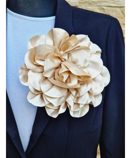 Broszka bardzo duży kwiat w kolorach