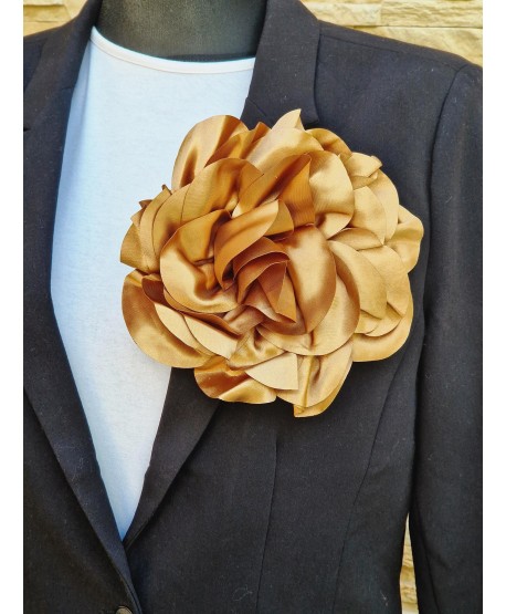 Broszka bardzo duży kwiat w kolorach