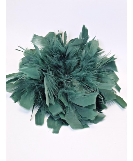 Broszka bardzo duże piórko w kolorach