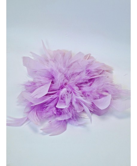 Broszka bardzo duże piórko w kolorach