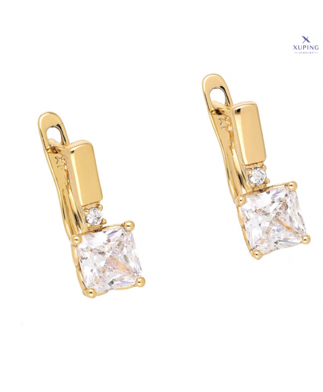 Kolczyki stal angielskie cyrkonia