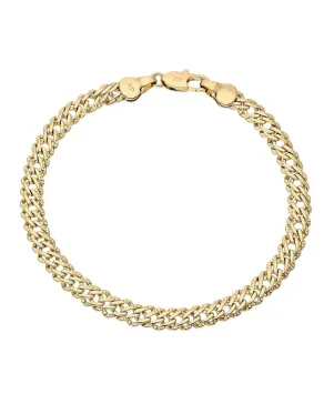 Bransoletka stal codzienna rombo 19 cm