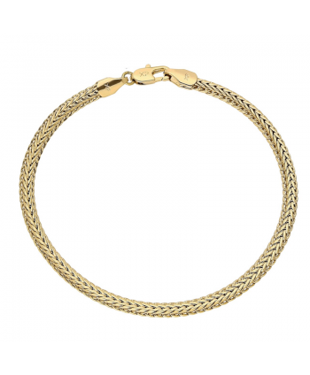 Bransoletka stal codzienna kłos 19 cm