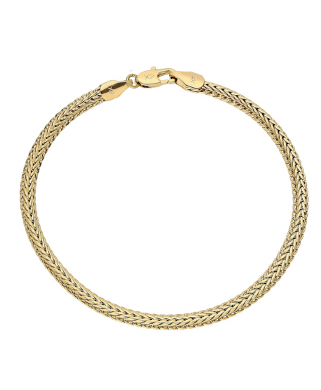 Bransoletka stal codzienna kłos 19 cm