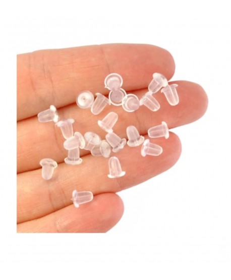 Zatyczki silikonowe do kolczyków zapięcia 5 par