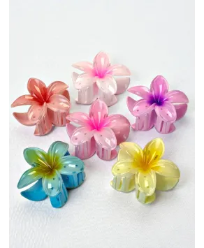Klamra do włosów spinka kwiat hawajska duża