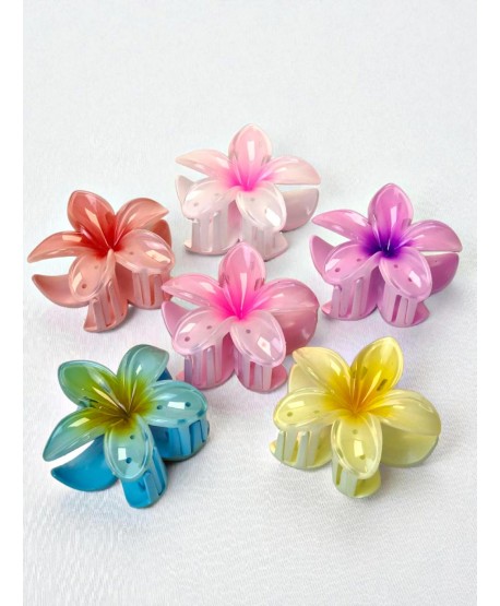 Klamra do włosów spinka kwiat hawajska duża