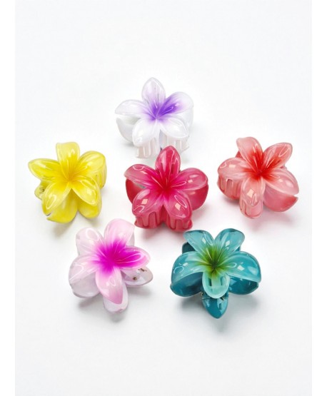 Klamra do włosów spinka kwiat hawajska średnia
