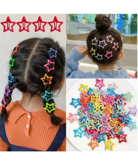 Spinki gwiazdki kolorowe