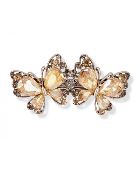 Spinka do włosów automatyczna dwa motylki