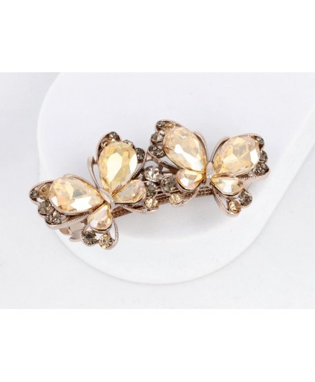 Spinka do włosów automatyczna dwa motylki