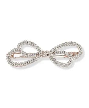 Spinka do włosów automatyczna złota kokardka