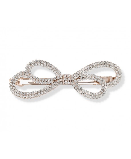 Spinka do włosów automatyczna złota kokardka