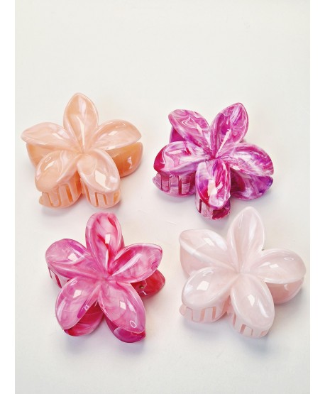 Klamra do włosów spinka kwiat hawajska duża