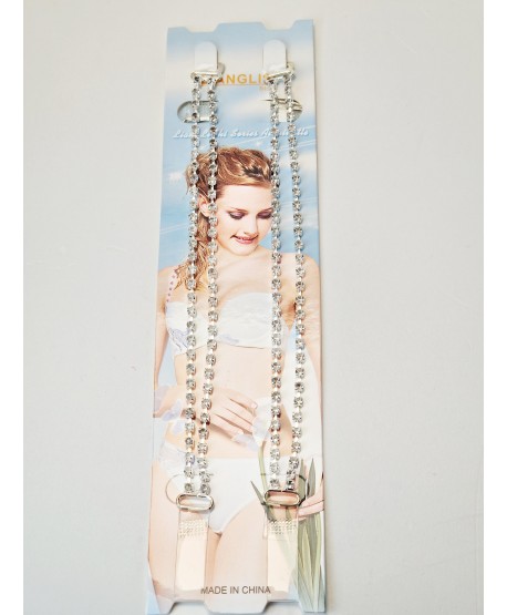 Ramiączka ozdobne z kryształkami silikonowe