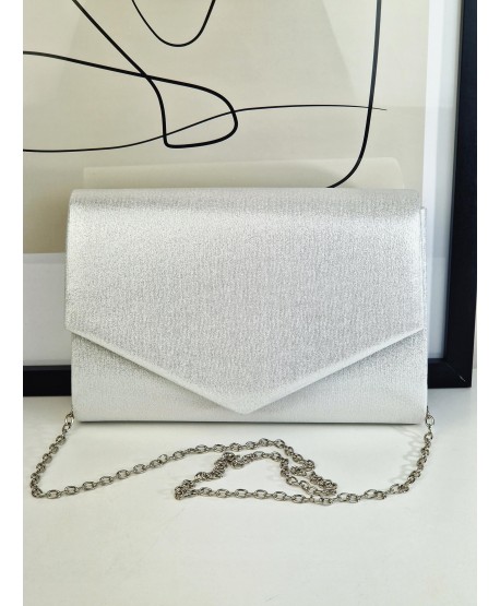 Torebka wizytowa kopertówka biała