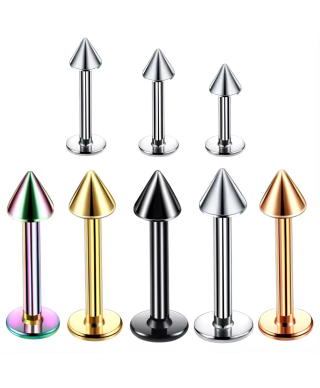 Piercing labret stal chirurgiczna