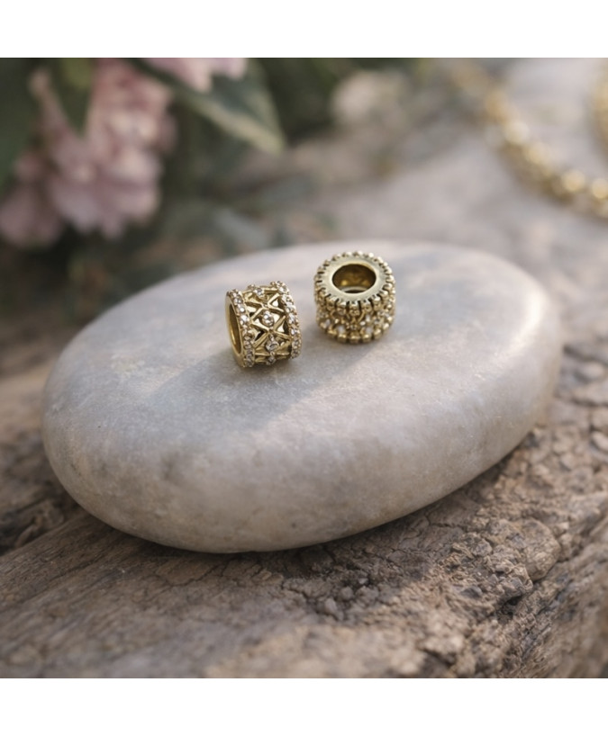 Zawieszka charms cyrkoniowa zawieszka