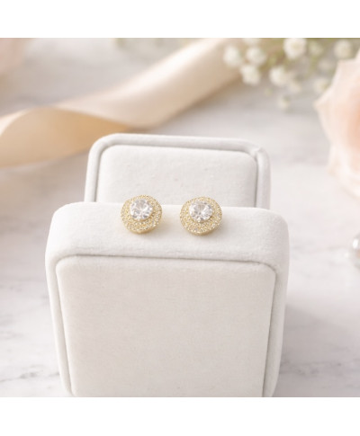 Eleganckie klipsy ze stali chirurgicznej