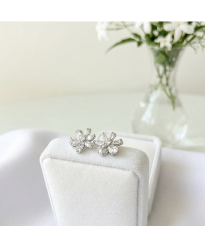 Eleganckie klipsy ze stali chirurgicznej-srebrne