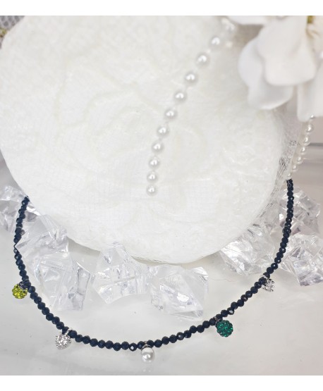 Naszyjnik choker czarny