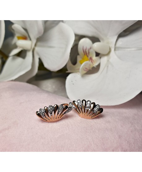 Kolczyki stal skrzydełka