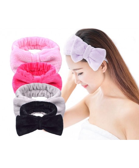 Opaska kosmetyczna z kokardą