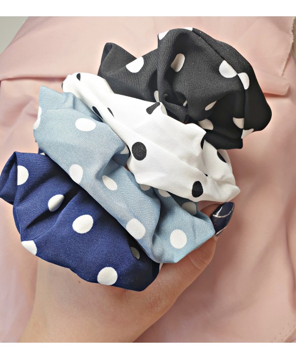 Scrunchie gumka w kropeczki Scrunchie gumka w kropeczki