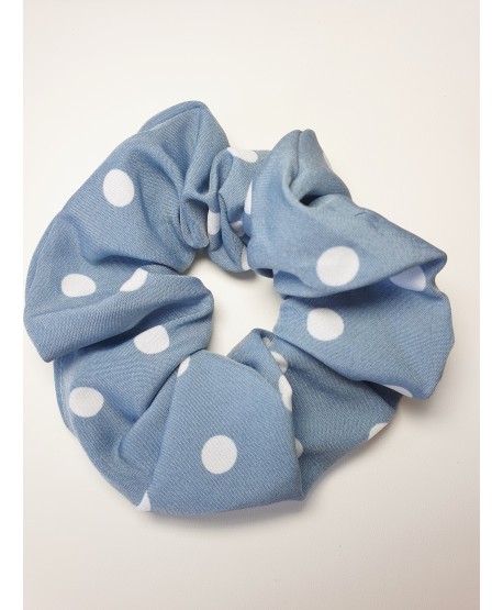 Scrunchie gumka w kropeczki