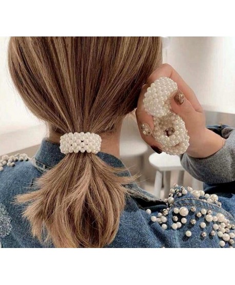 Gumka perłowa obręcz na kucyk