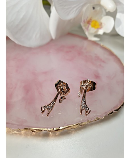 Kolczyki stal żyrafy