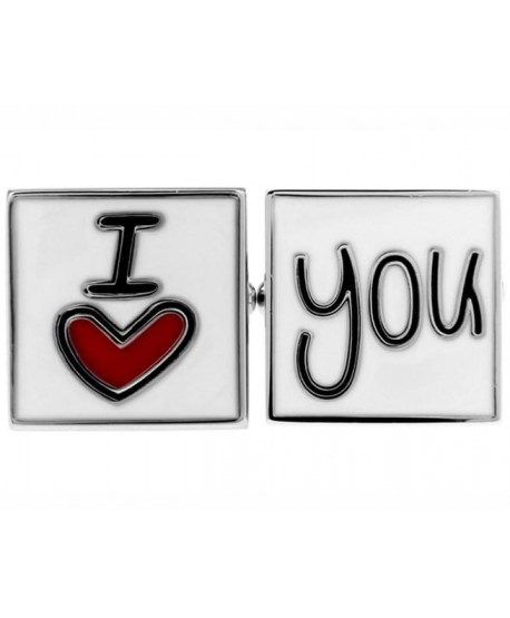 Spinki do mankietów z napisem