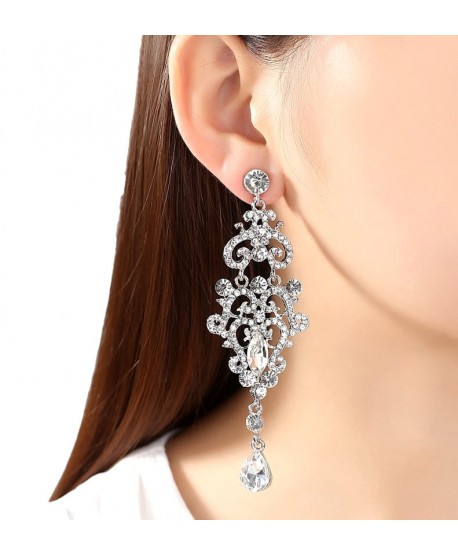 Kolczyki srebrne wieczorowe