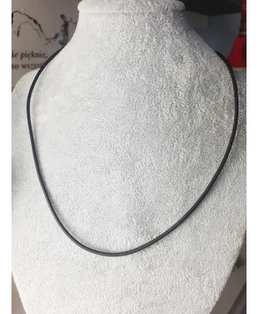 rzemyk kauczukowy czarny