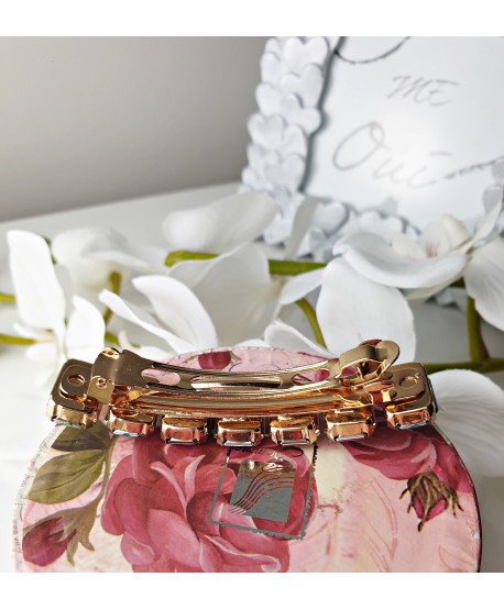 Spinka automatyczna z kolorowymi kryształkami