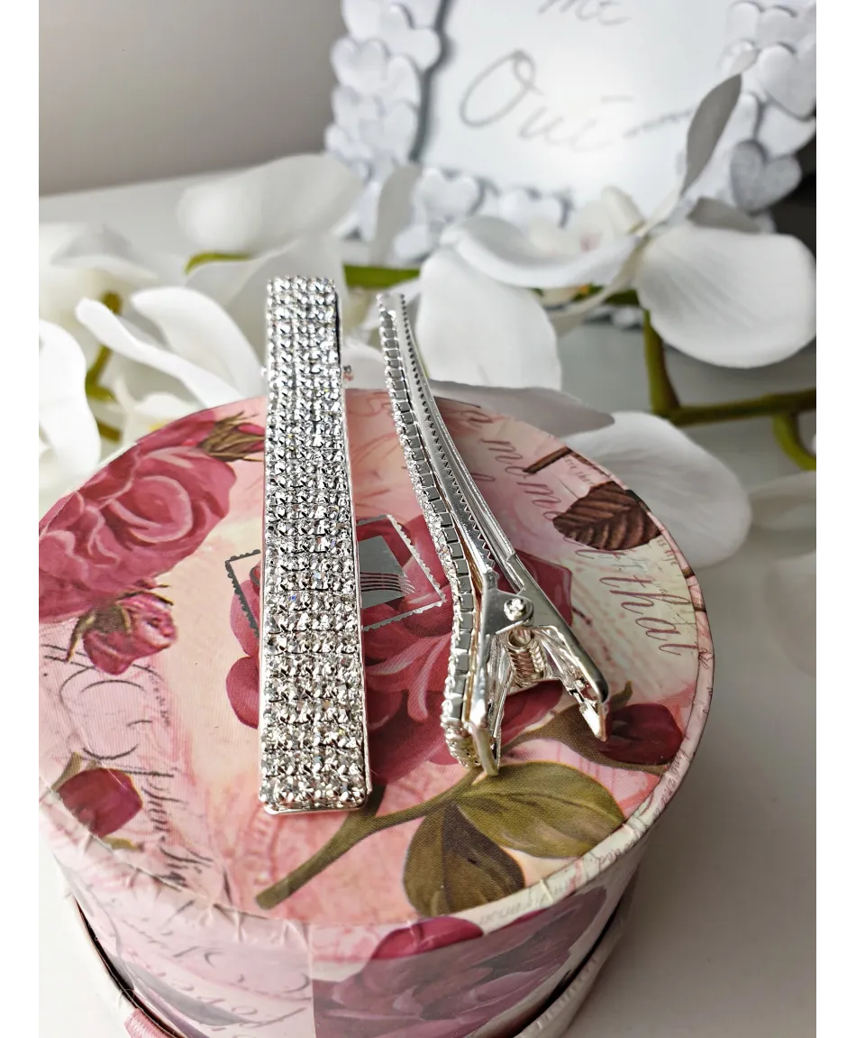 Spinka klips dżetowy złoty lub srebrny