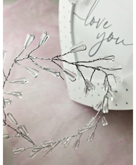 Ozdoba do włosów z kryształkami