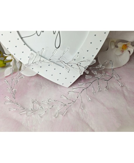 Ozdoba do włosów z kryształkami