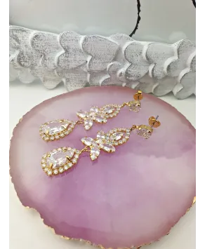 Kolczyki złote łezki