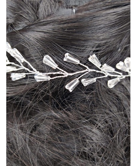 Ozdoba do włosów z kryształkami