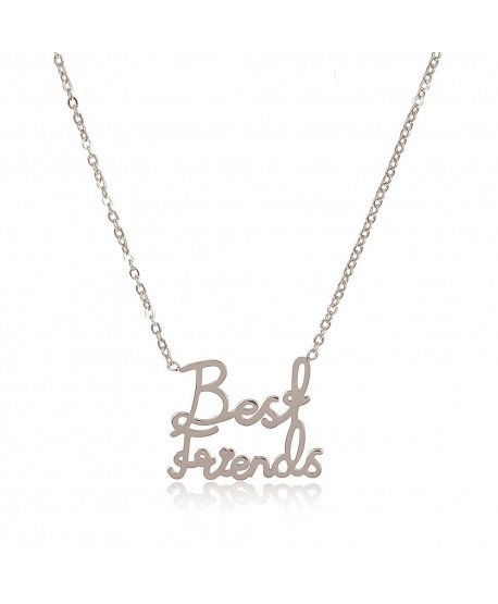 Naszyjnik celebrytka stal Best Friends