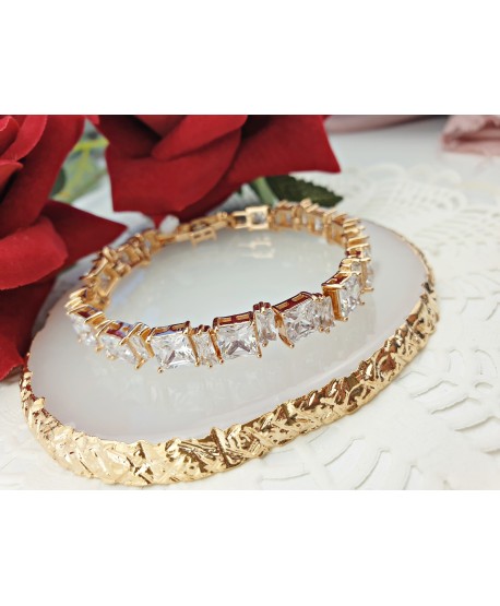 Bransoletka z kryształkami