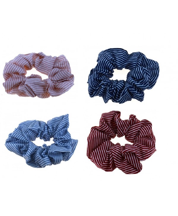 Gumka do włosów scrunchie w paseczki