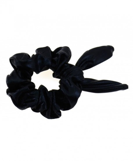 Gumka scrunchie błyszcząca z uszkami