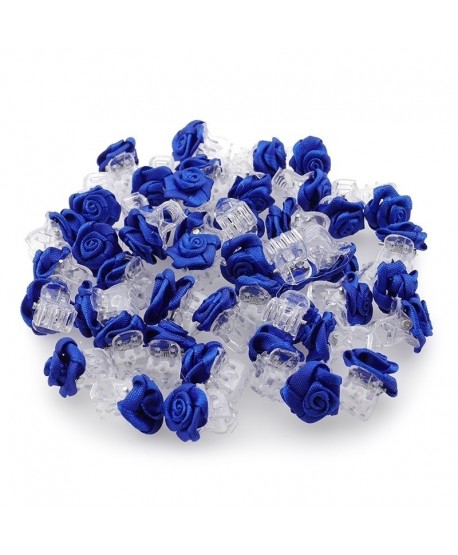 Żabki do włosów z różyczką małe, kolory