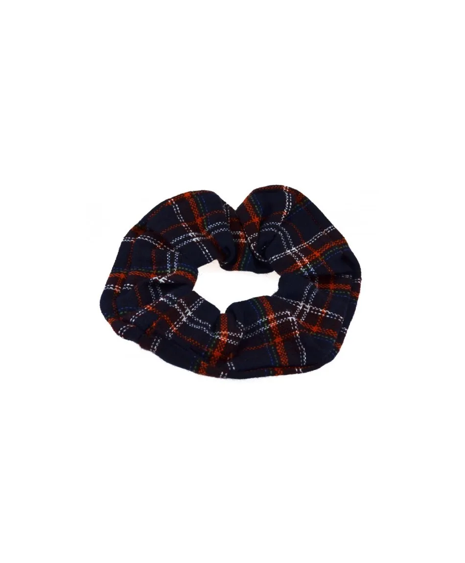 Gumka do włosów scrunchie w kratkę