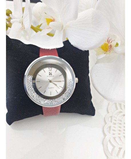 Damski zegarek z dodatkiem diamencików- kolory do wyboru